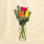 3 Mix Roses Vase Arrangement
