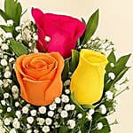 3 Mix Roses Vase Arrangement