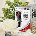 Remington R4000 Rotary Shaver with Elegant Floral Tray Combo