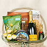 Celebration Basket with Wine