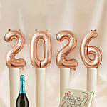New Year Prosecco Chocolate & Balloon Celebration Set