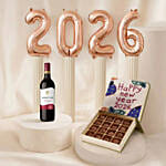 New Year Wine & Chocolate Celebration Set