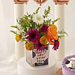 All in One New Year Celebration Cake Bundle