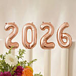 New Year Floral Chocolate & Balloon Celebration Bundle