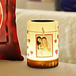 Personalised LED Cushion and Touch Lamp Portable Bluetooth Speaker