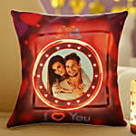 Personalised LED Cushion and Touch Lamp Portable Bluetooth Speaker