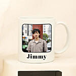 Personalised Photo Cushion and Mug with Calvin Klein Be Perfume Gift Set