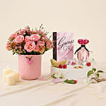 Pink Perfection Blooms with Guess Girl Perfume