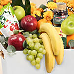 Sweetness Basket with Fresh Fruits
