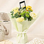 BOSE Quiet Comfort Headphone and Flowers Bouquet Gift