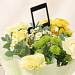 BOSE Quiet Comfort Headphone and Flowers Bouquet Gift
