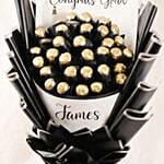 Personalised Graduation Rochers Bouquet