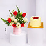 Mini Celebration Flower Box & Cake