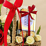 Rose & Ferrero Delight Basket