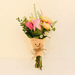 Smiley Mini Jellycat Pastel Flowers Bouquet