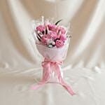 Pink Preserved Roses Bouquet Valentines