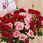 Spray Roses in Premium Ceramic Vase