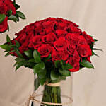 Valentines Red Roses Arrangement