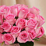 Premium Vase Pink Rose Valentine’s Gift