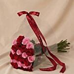 24 Red and Pink Roses Bouquet