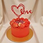 Love Expression Valentine Chocolate Cake