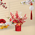 Prosperity Wishes Artificial Flower Box