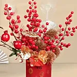 Prosperity Wishes Artificial Flower Box