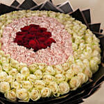 Premium Valentine’s Love Roses Arrangement