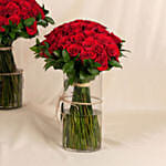 Valentines Red Roses Arrangement