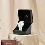 Roses, Perfumes and Titan Watch Gift for Valentines Day