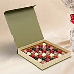 Valentine’s Special 50 Roses Bouquet with Chocolates