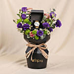 Watch and flowers Valentine Gift for Men