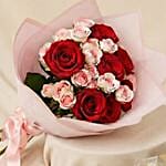 Eternal Love Valentine Roses Bouquet with Chocolates