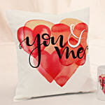 You & Me Cushion & Mug
