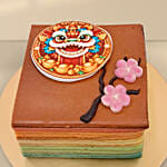 Chinese New Year Rainbow Kueh Lapis Cake