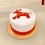 CNY Zodiac Horse Designer Cake