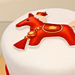 CNY Zodiac Horse Designer Cake