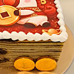 Festive Zodiac Prune Kueh Lapis Cake for Chinese New Year