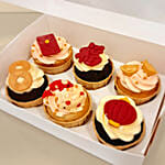 Golden Prosperity CNY Cupcakes