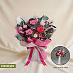 Timeless Love Valentine 2 in 1 bouquet with built-in vase