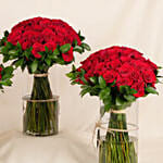 Valentines Red Roses Arrangement
