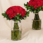 Valentines Red Roses Arrangement