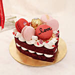 15 Red Roses Posy and Cake