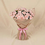 24 Carnations love Bouquet for Valentine's Day