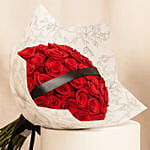 35 Red Roses Expression Bouquet for Valentine's Day