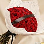 35 Red Roses Expression Bouquet with Chocolates for Valentine's