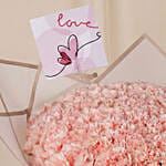 99 Carnations love Bouquet for Vday