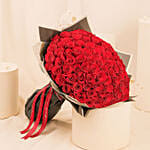 111 Grand Red Roses Bouquet for Your Valentine
