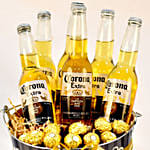 Beer N Sweet Delights Hamper for Valentine's