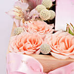 Flowers and Versace Perfume Tray For Valentine's